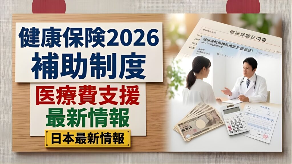 2026年版 健康保険補助が変わる！受けられる支援額と対象条件を徹底解説