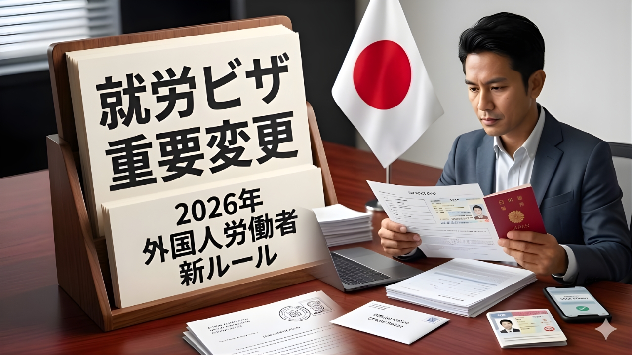 2026年版 日本就労ビザが一新｜外国人が絶対知るべき新ルールまとめ