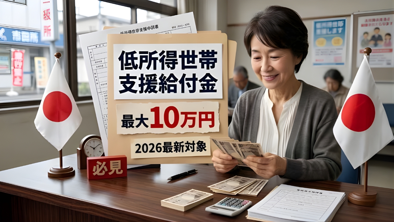 日本の低所得世帯支援給付金2026｜新制度でいくらもらえる？対象者と金額を徹底解説