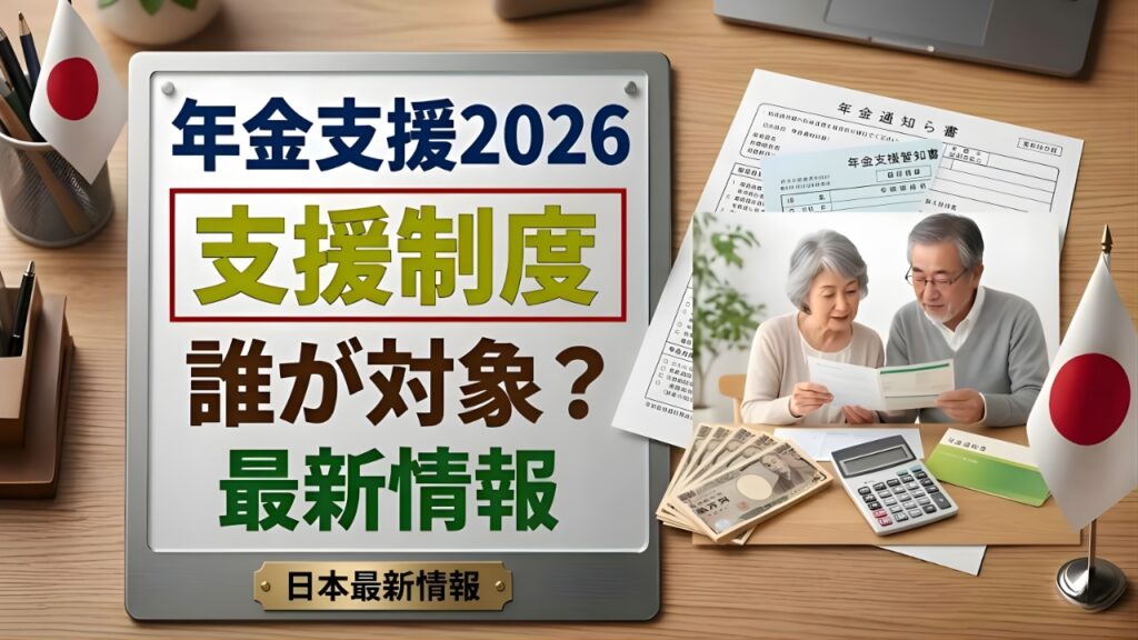 最新速報2026｜日本年金支援プログラム改定へ 新たな給付内容と開始時期が明らかに