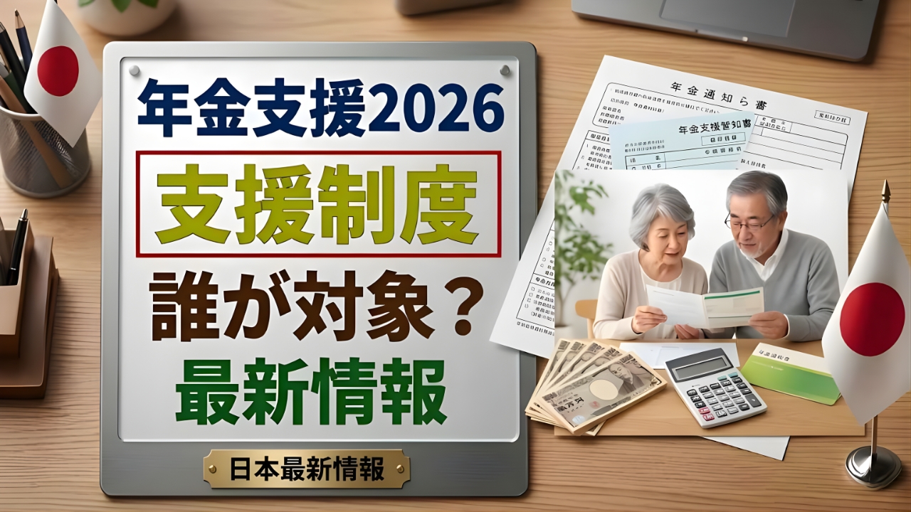 最新速報2026｜日本年金支援プログラム改定へ 新たな給付内容と開始時期が明らかに